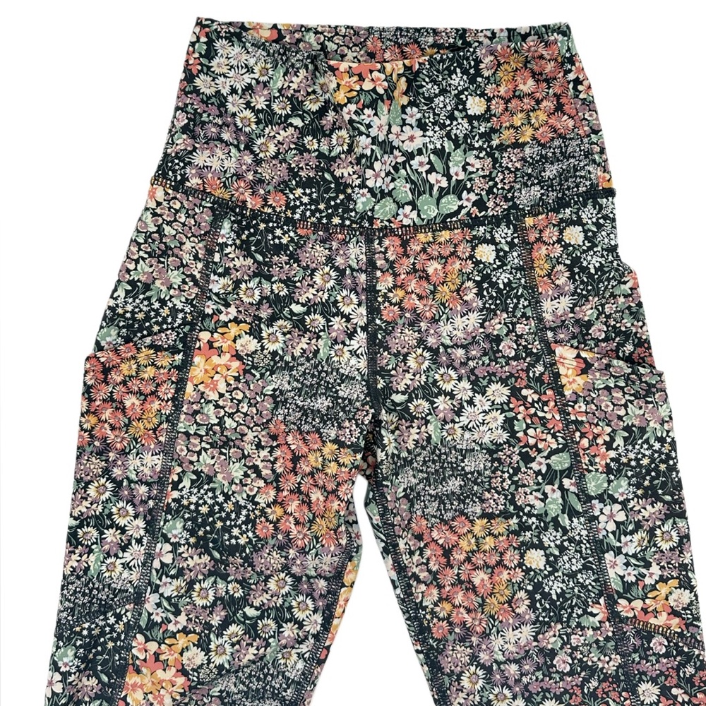 American Eagle Women’s Leggings Floral The Everything Pocket Sz. Small